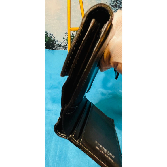 Women's Burberry Blue Label Plaid Wallet Tan/Black One Size - Picture 12 of 15